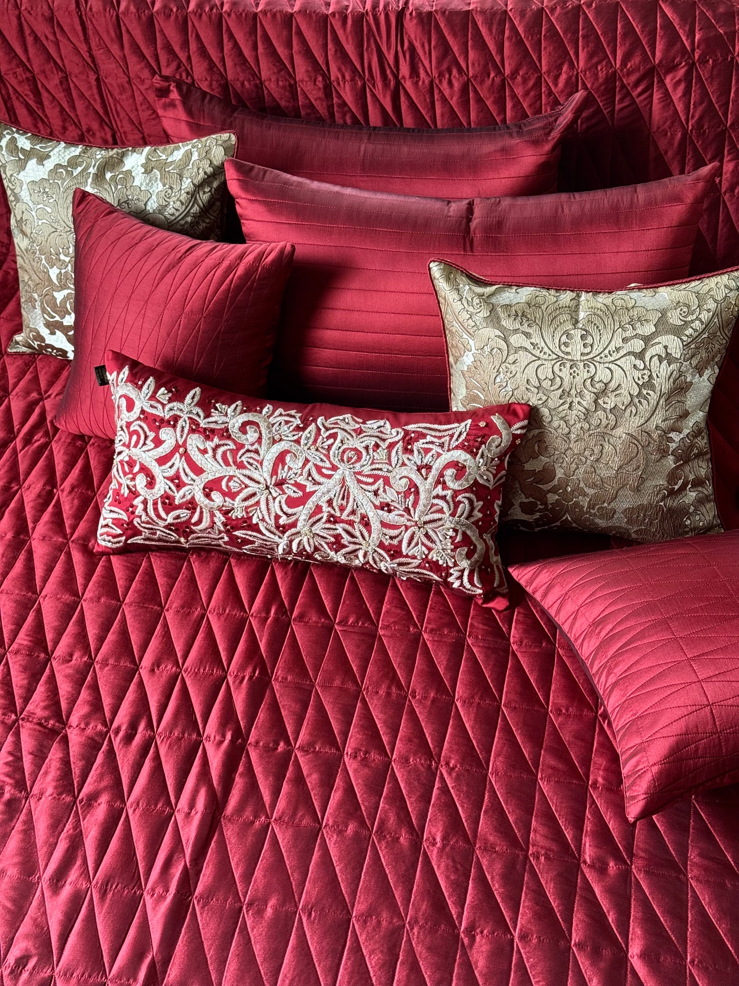 The Crimson Royale Bedding Set