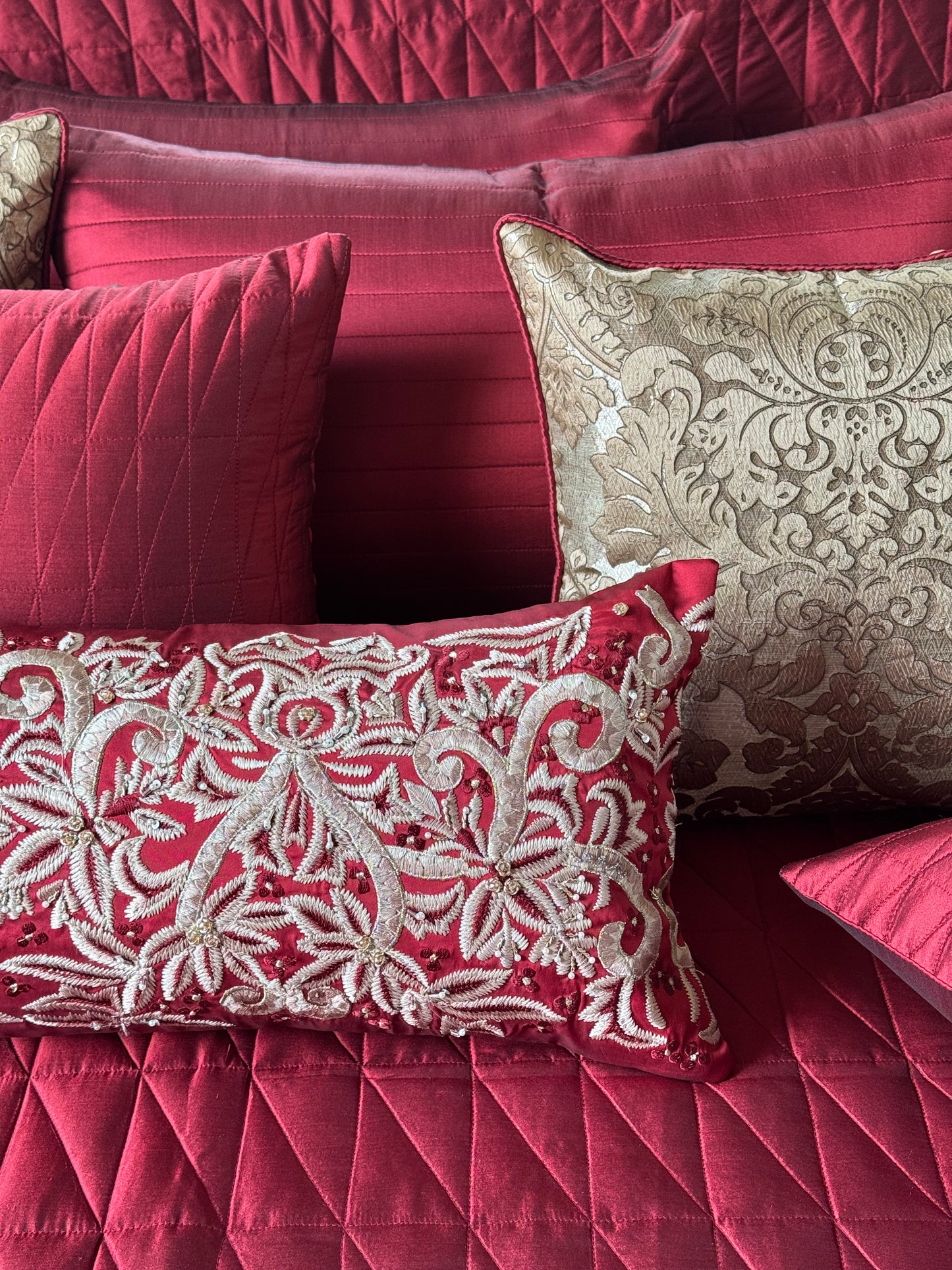 The Crimson Royale Bedding Set
