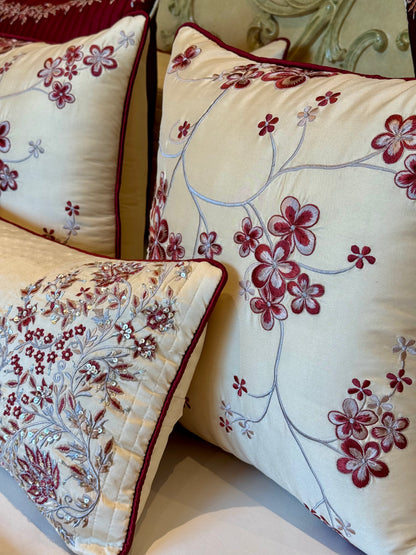 The Crimson Garden Bedding Set
