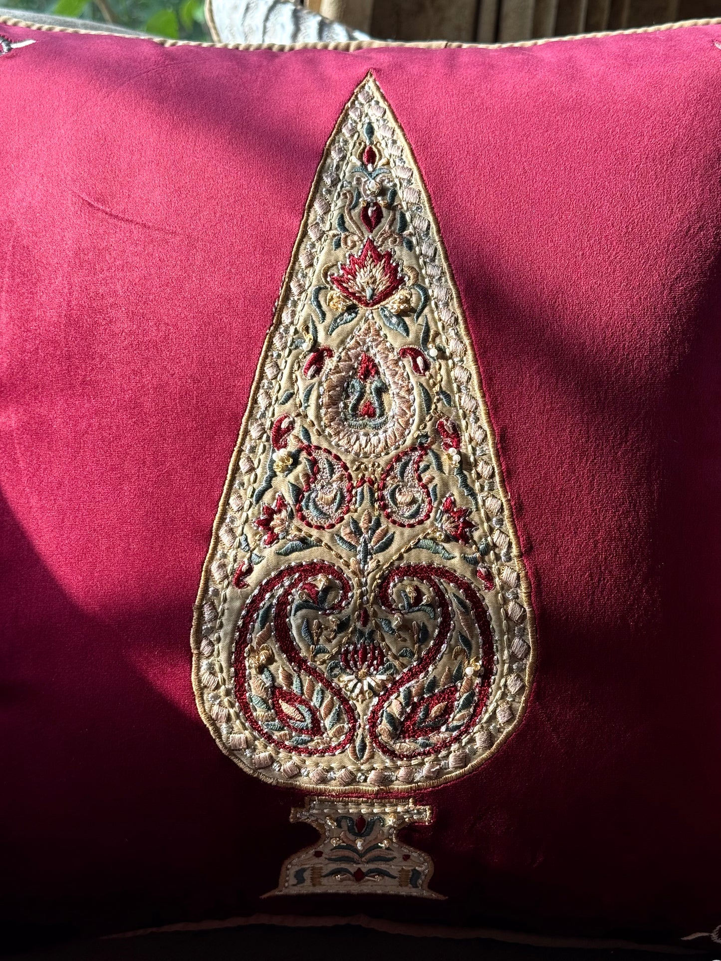 The Regal Paisley Cushion Cover