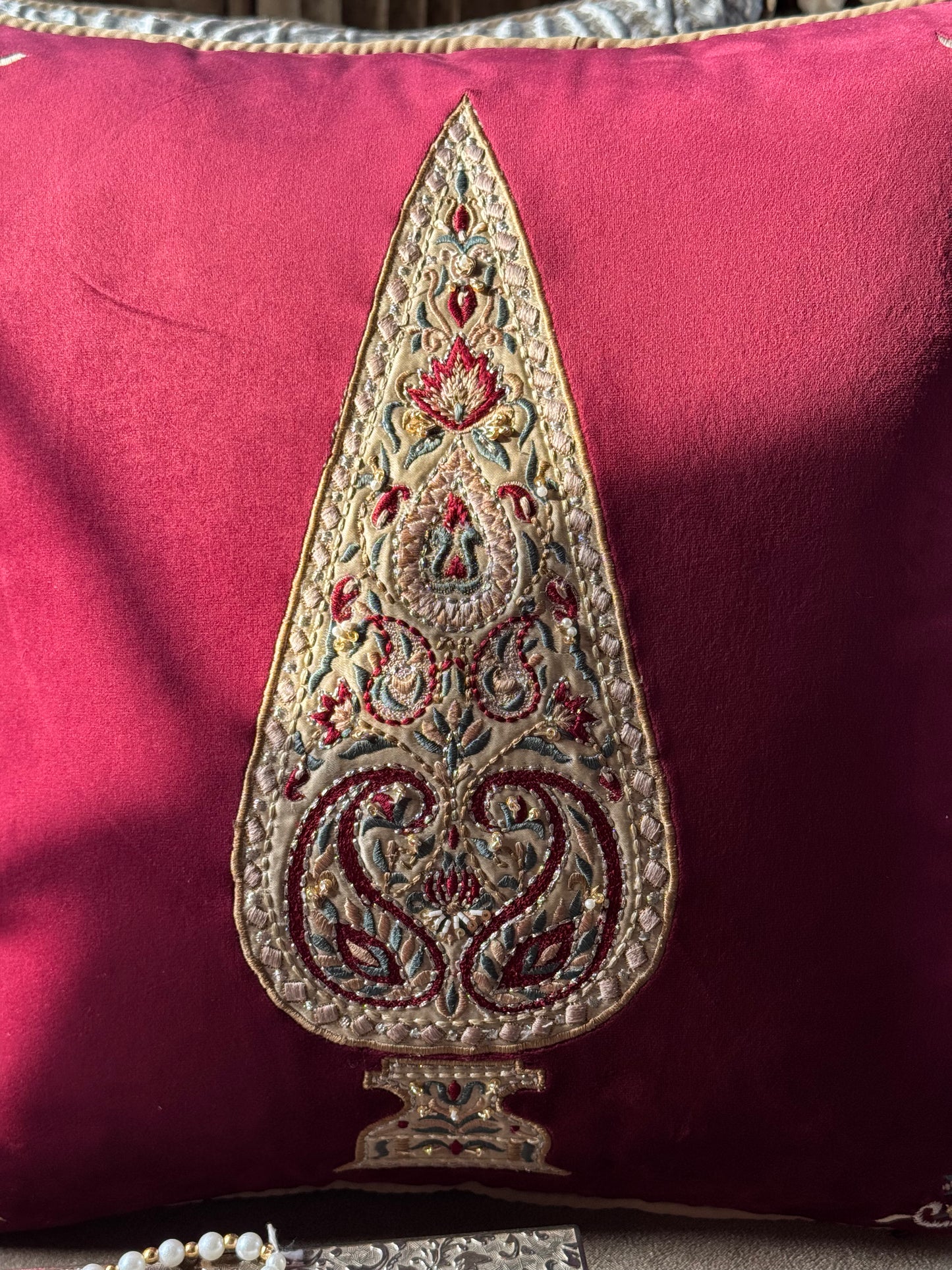 The Regal Paisley Cushion Cover