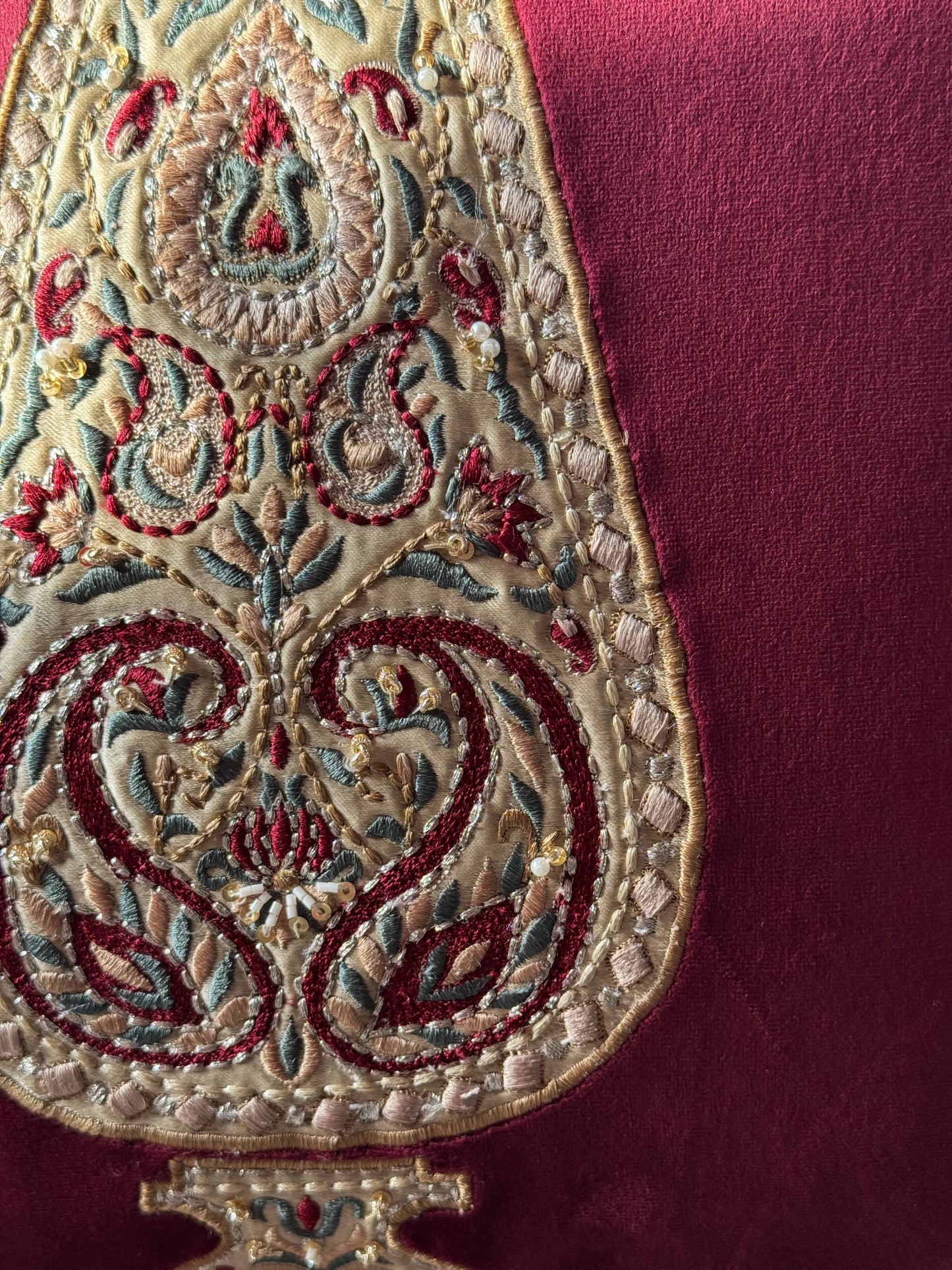 The Regal Paisley Cushion Cover