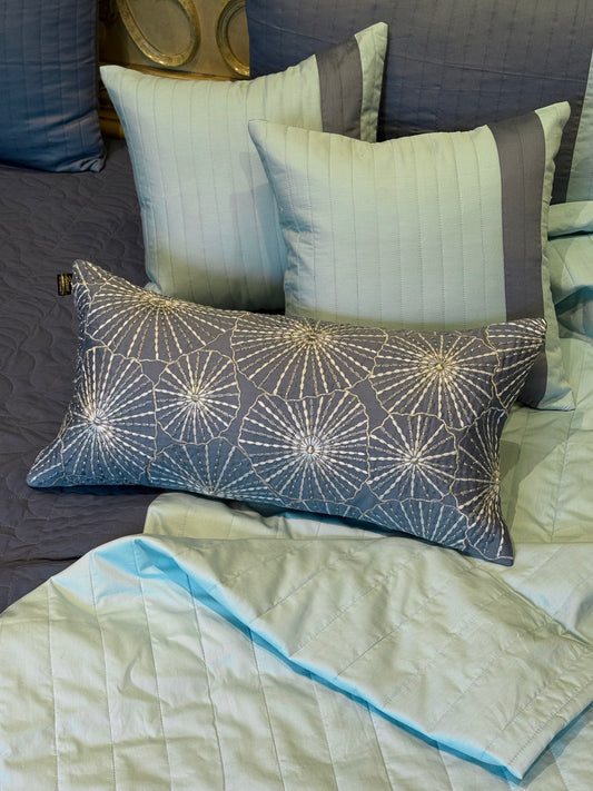 The Cotton Blue Madona Bedding Set
