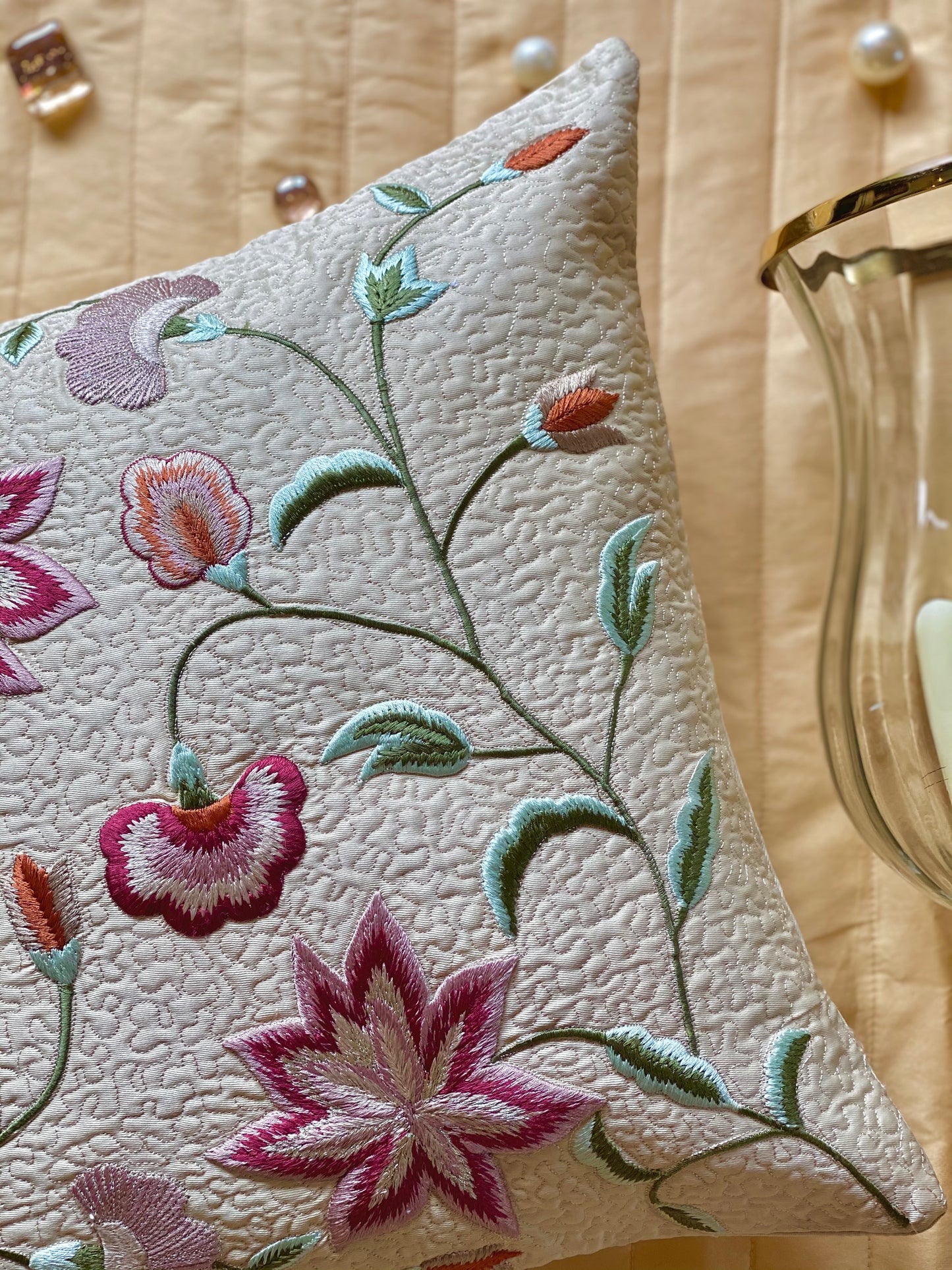 THE FLORAL ABYSS CUSHION COVER