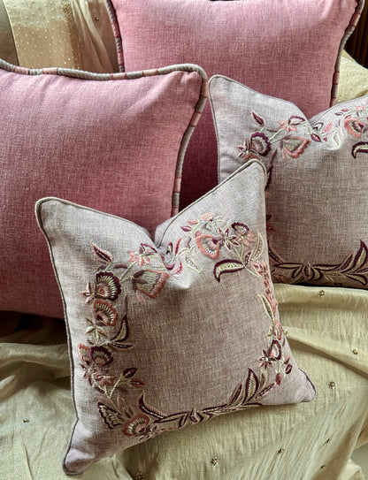 The Violet Wreath Cushion