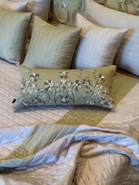 The Beige Green Bedding Set
