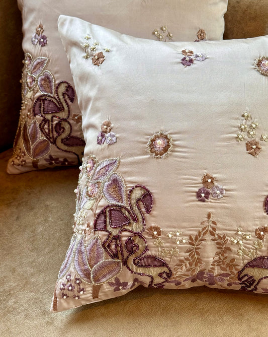 The Lilac Flamingo Cushion Covers (Set of 2)