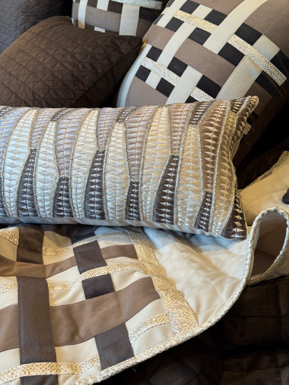 The Brown Maison Échelon Bedding Set
