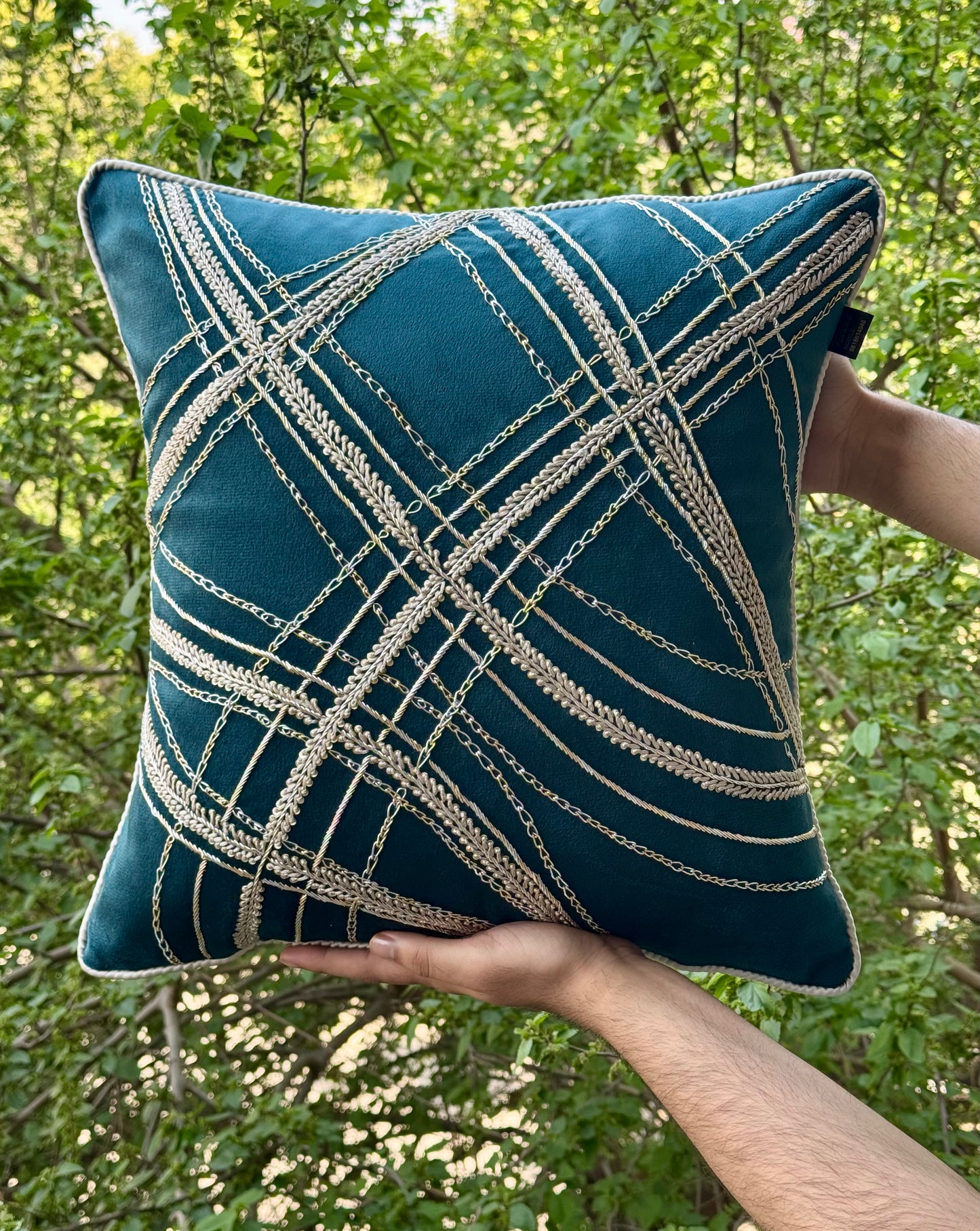 The Teal Esme Cushion Cover