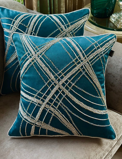 The Teal Esme Cushion Cover