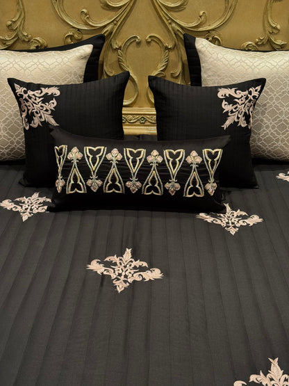 The Black Baroque Bedding Set