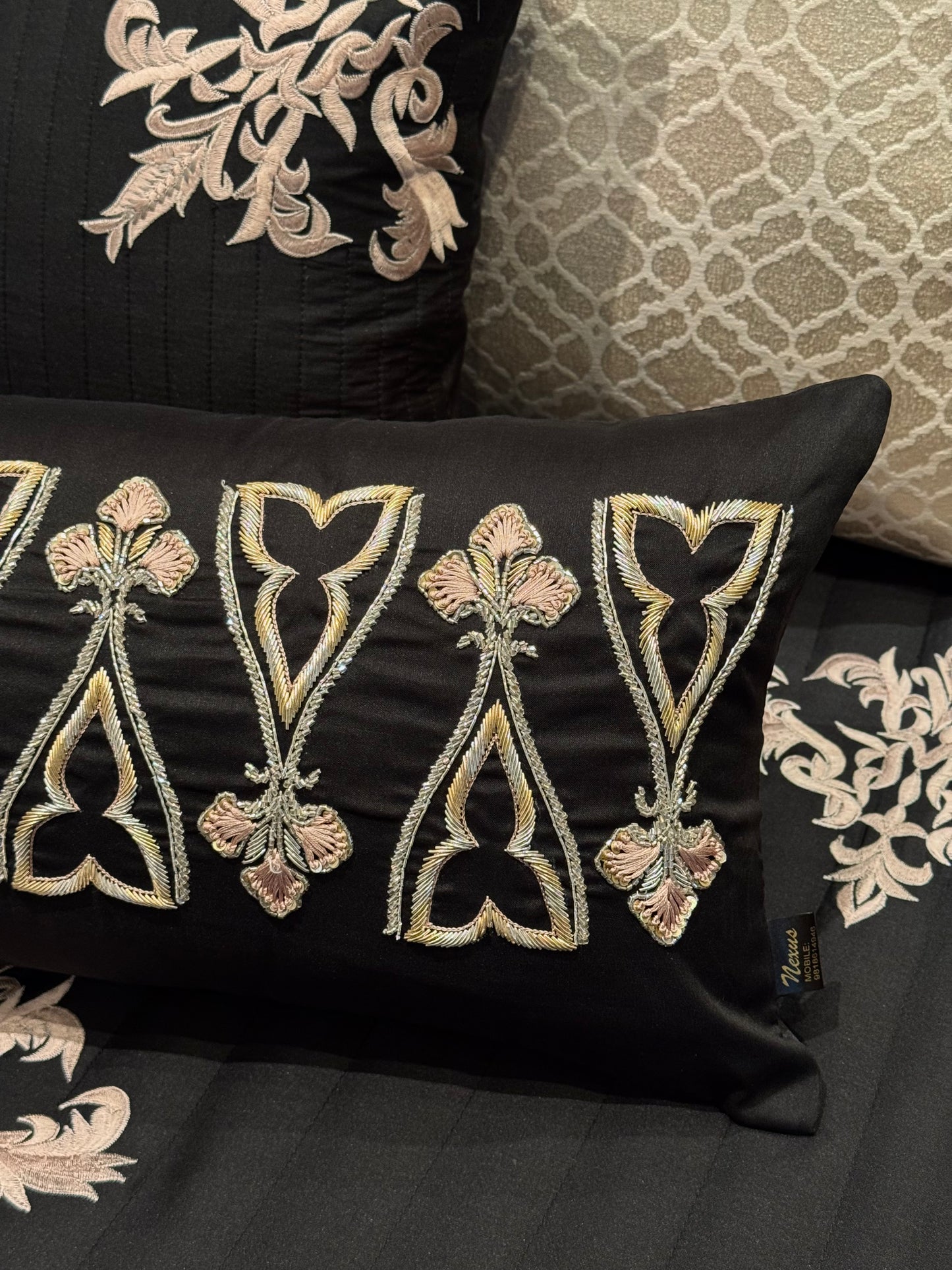 The Black Baroque Bedding Set