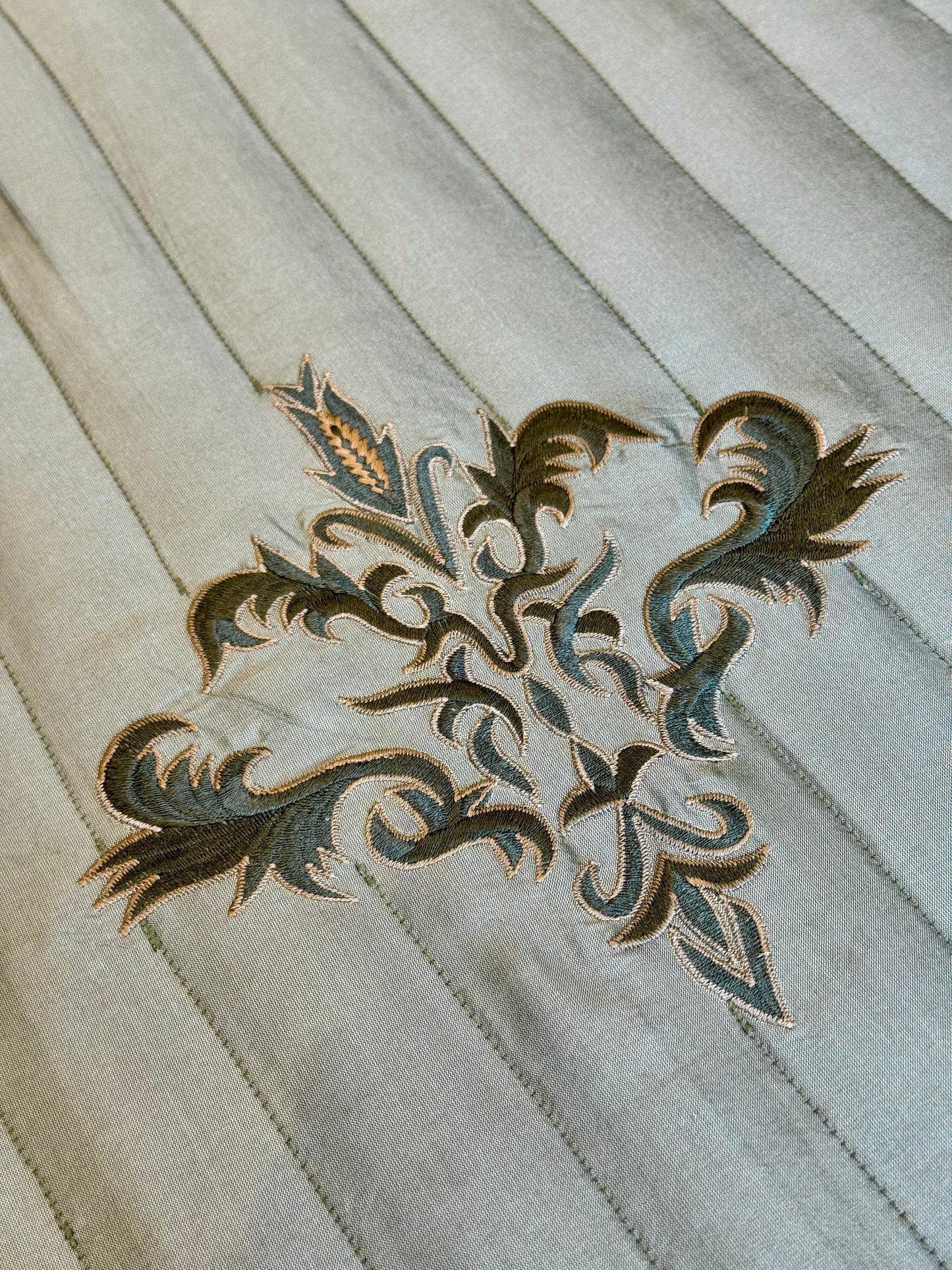 The Soft Green Baroque Bedding Set
