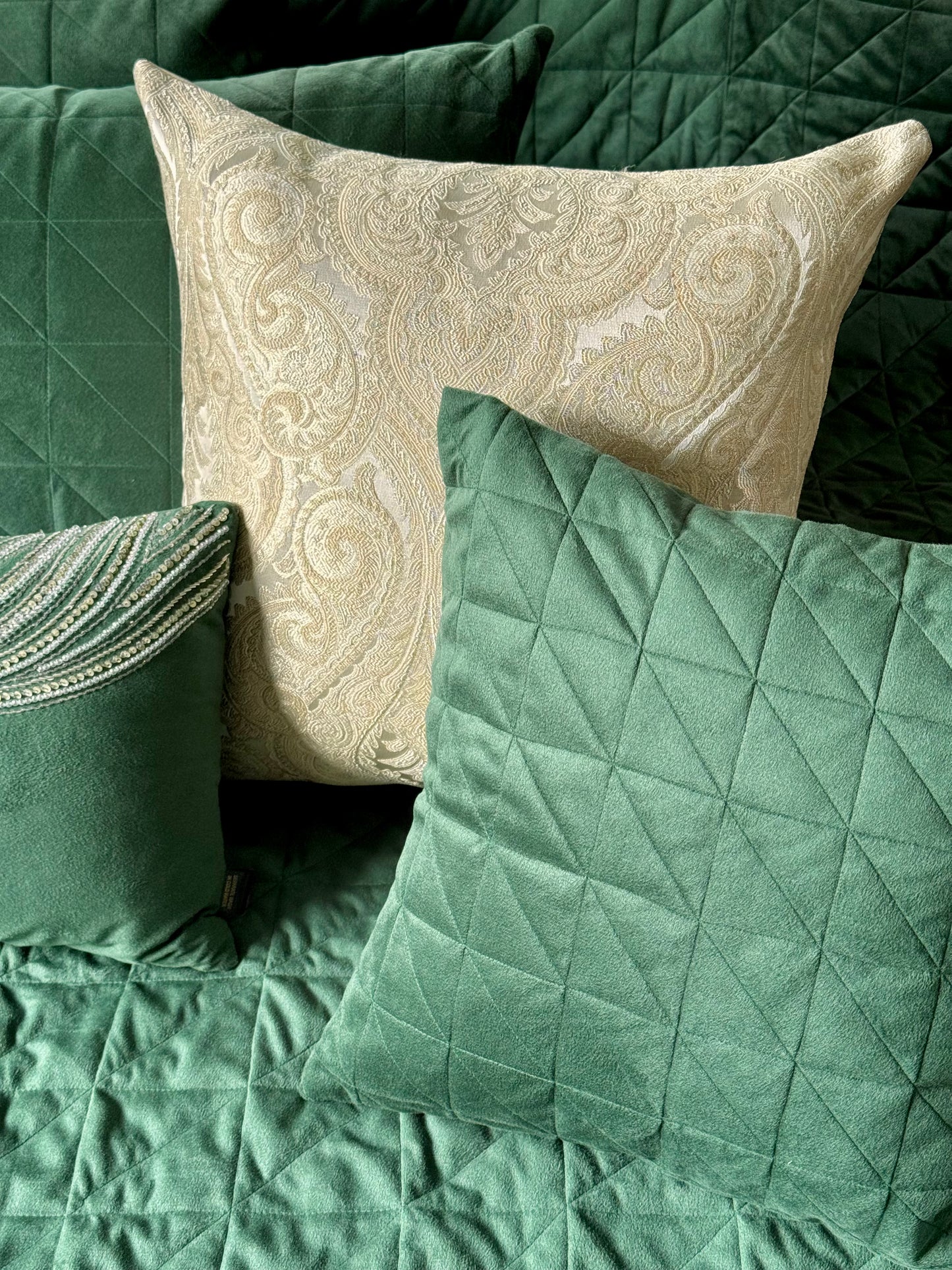 The Emerald Moonlit Bedding Set