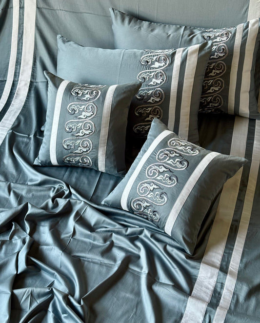 The Celadon Blue Bedsheet