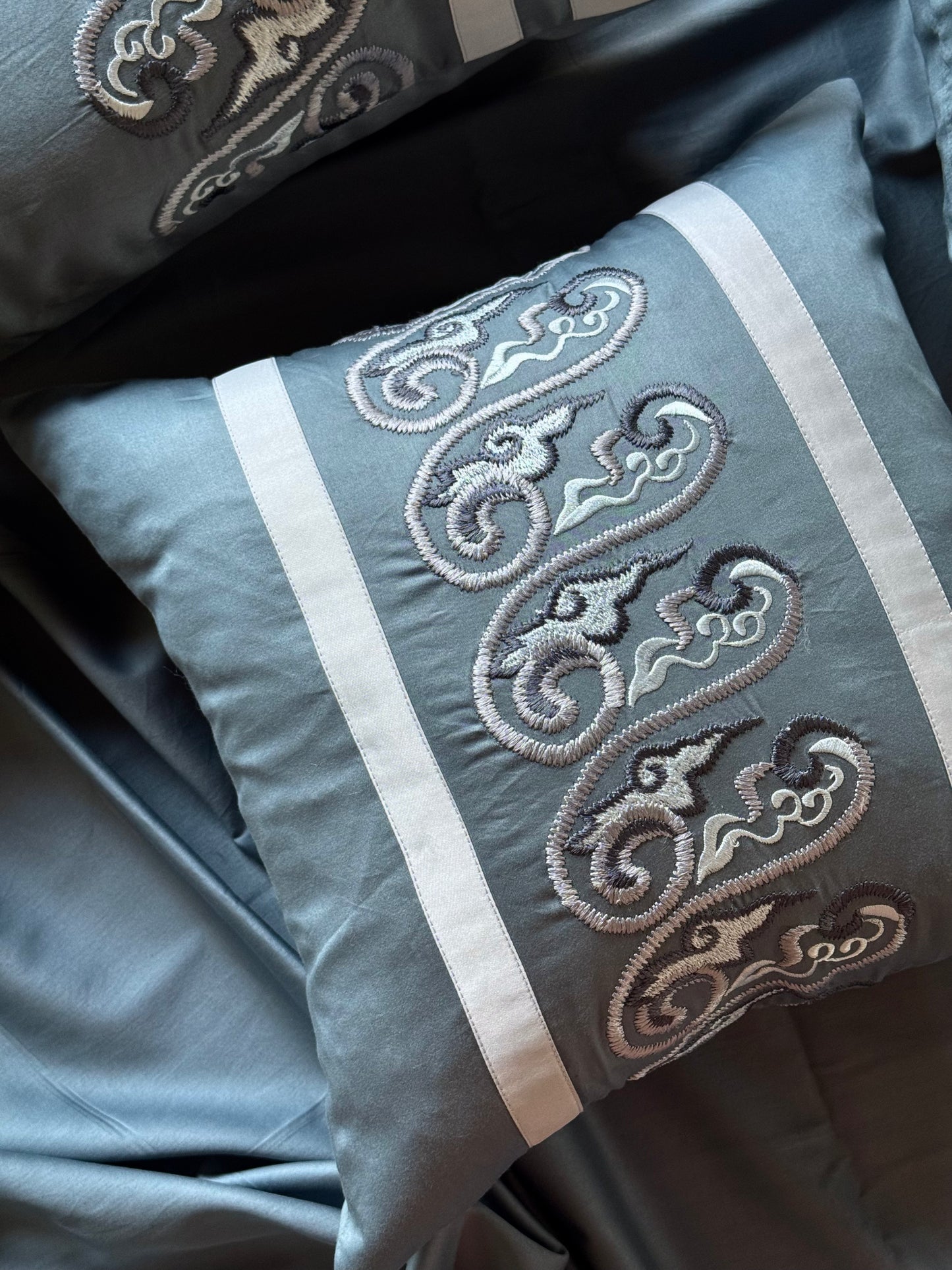The Celadon Blue Bedsheet