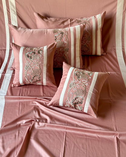 The Dusty Rose Vineyard Bedsheet