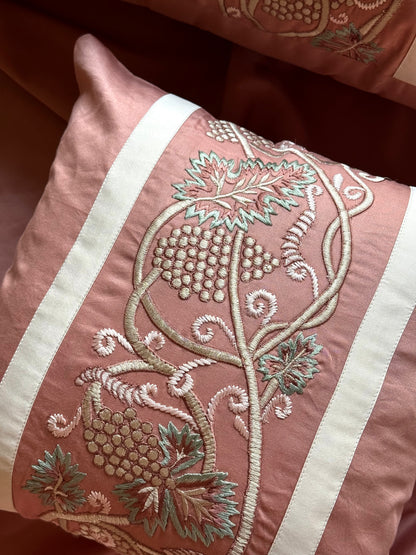 The Dusty Rose Vineyard Bedsheet