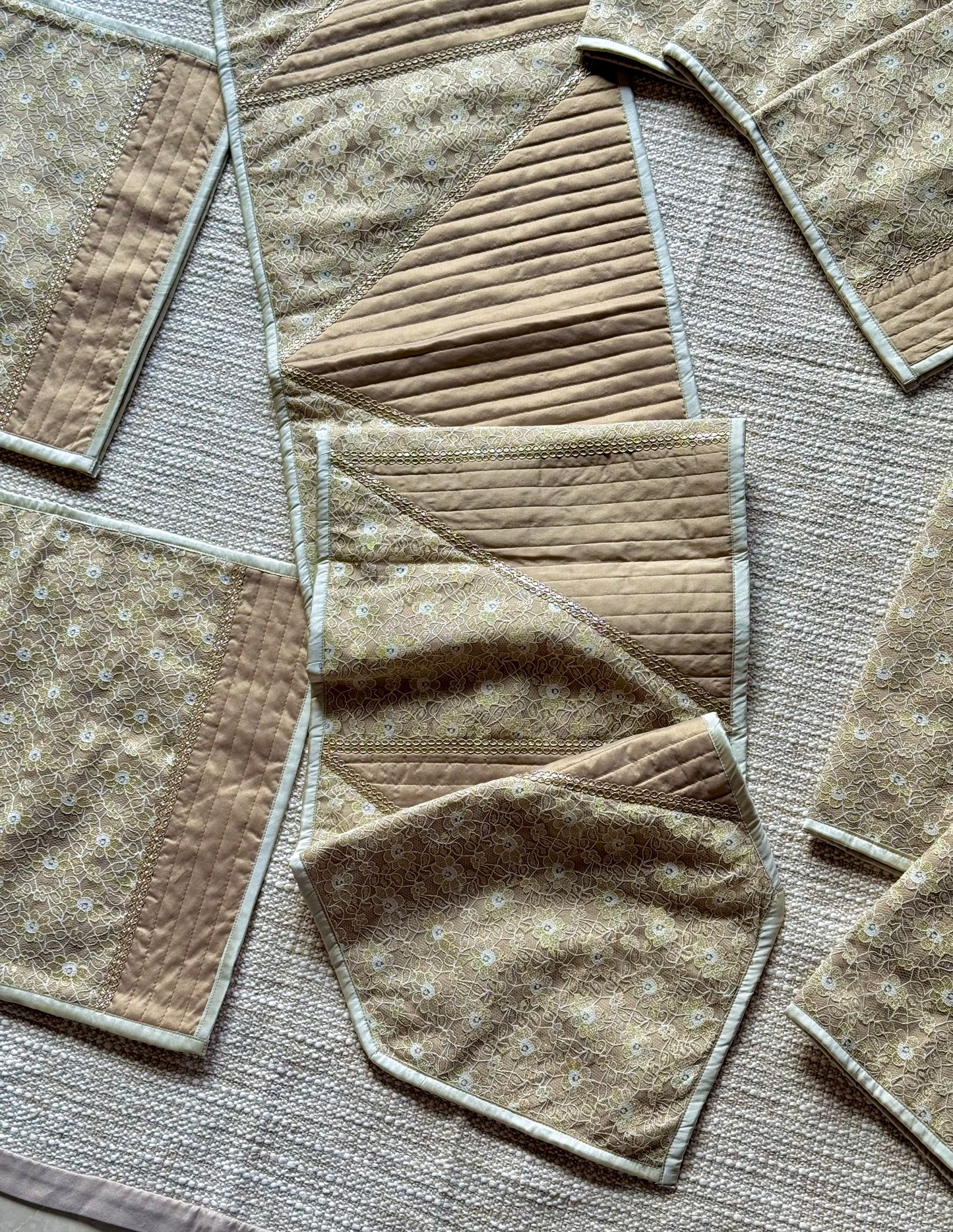 The Gold Lace Table Linen