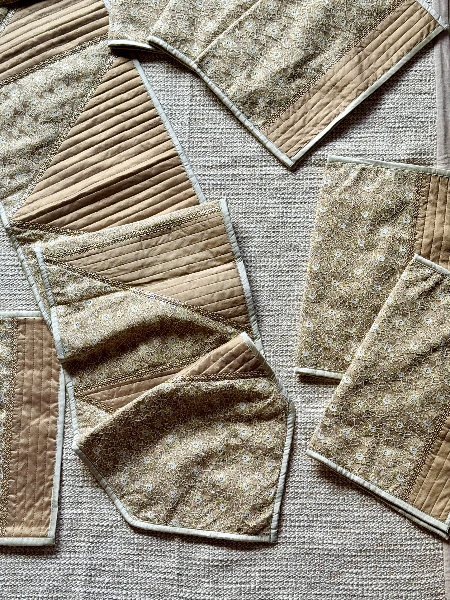 The Gold Lace Table Linen