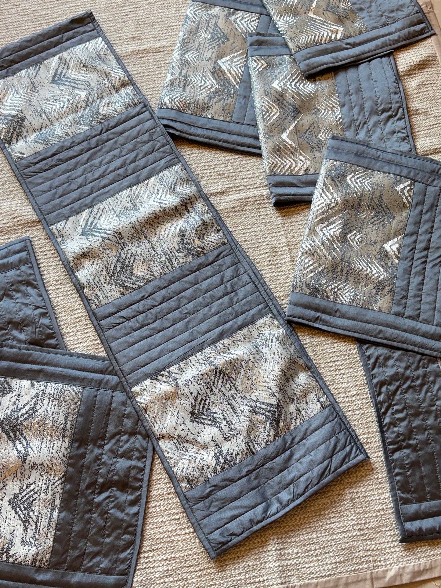 The Grey Feast Table Linen Set