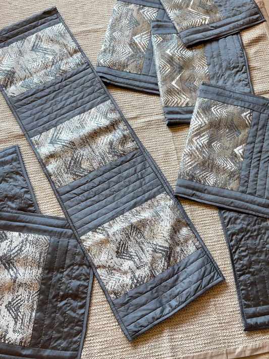 The Grey Feast Table Linen Set