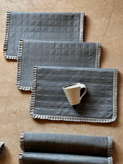 THE GREY PLEAT SET (8 SEATER)