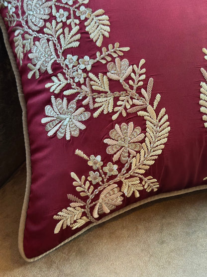 The Maroon Merlot Cushion Cover