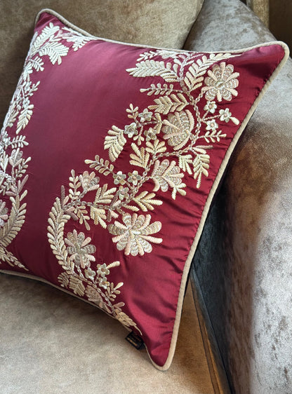 The Maroon Merlot Cushion Cover