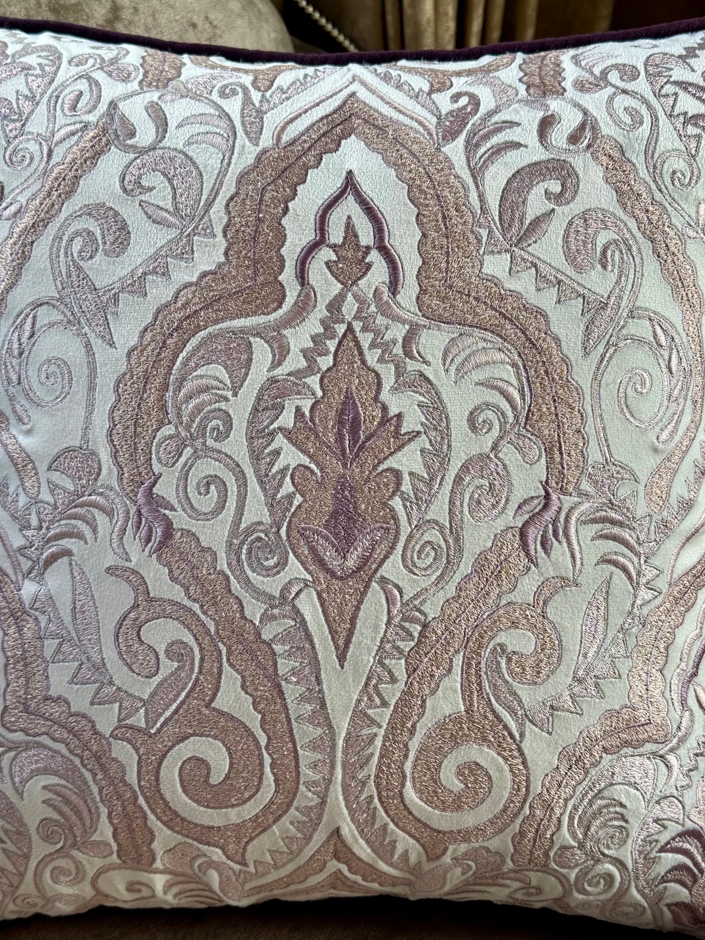 The Mauve Persian Cushion Cover