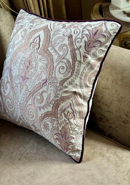 The Mauve Persian Cushion Cover