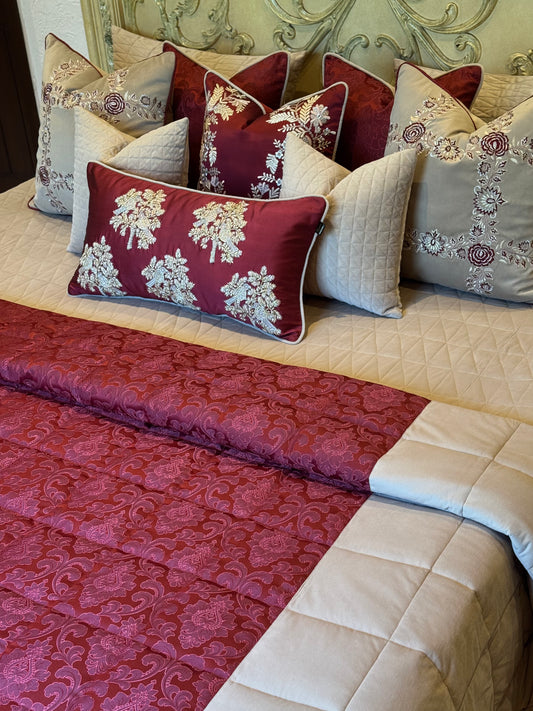 The Vintage Merlot Quilt Set