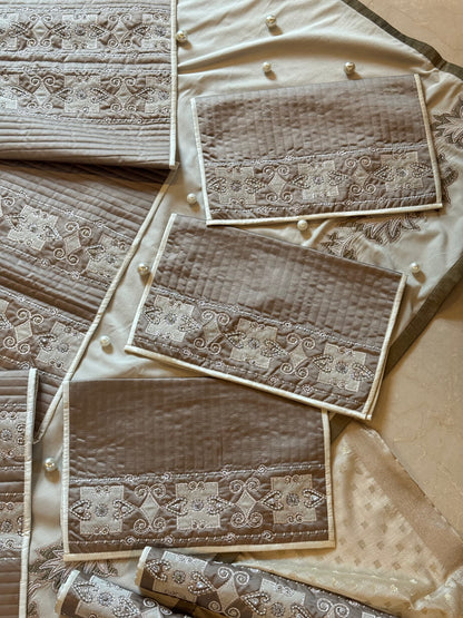 The Brown Luxe Table Linen Set