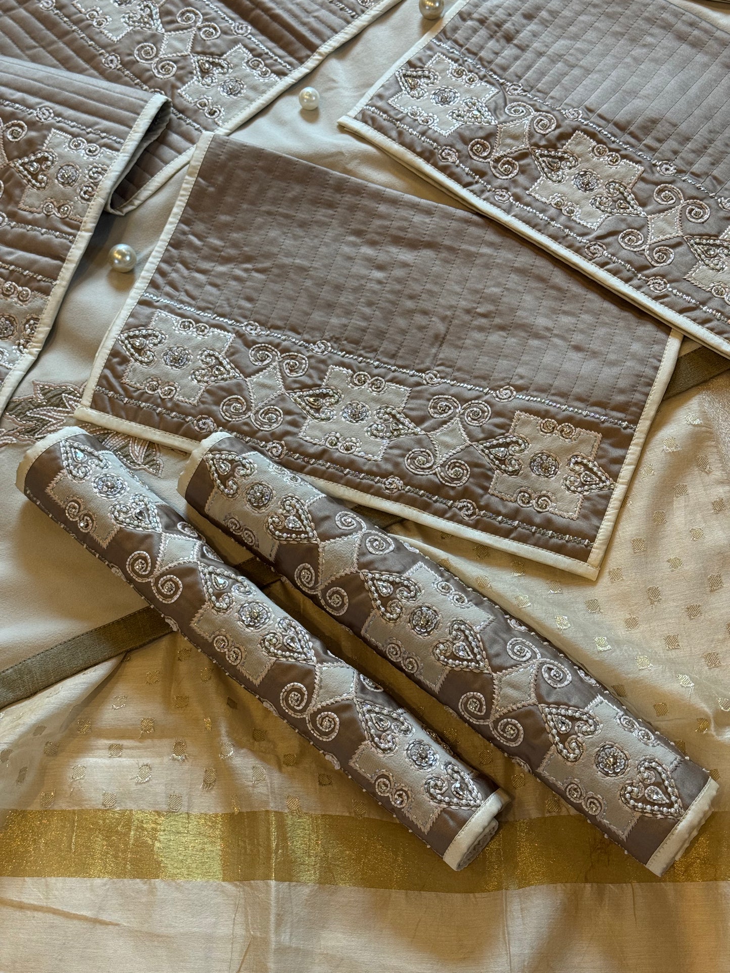 The Brown Luxe Table Linen Set