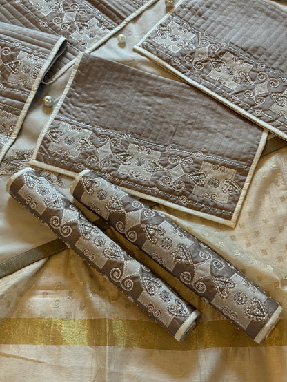 The Brown Luxe Table Linen Set