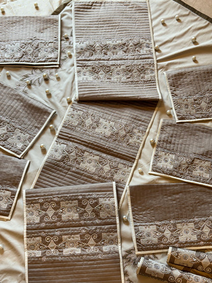 The Brown Luxe Table Linen Set