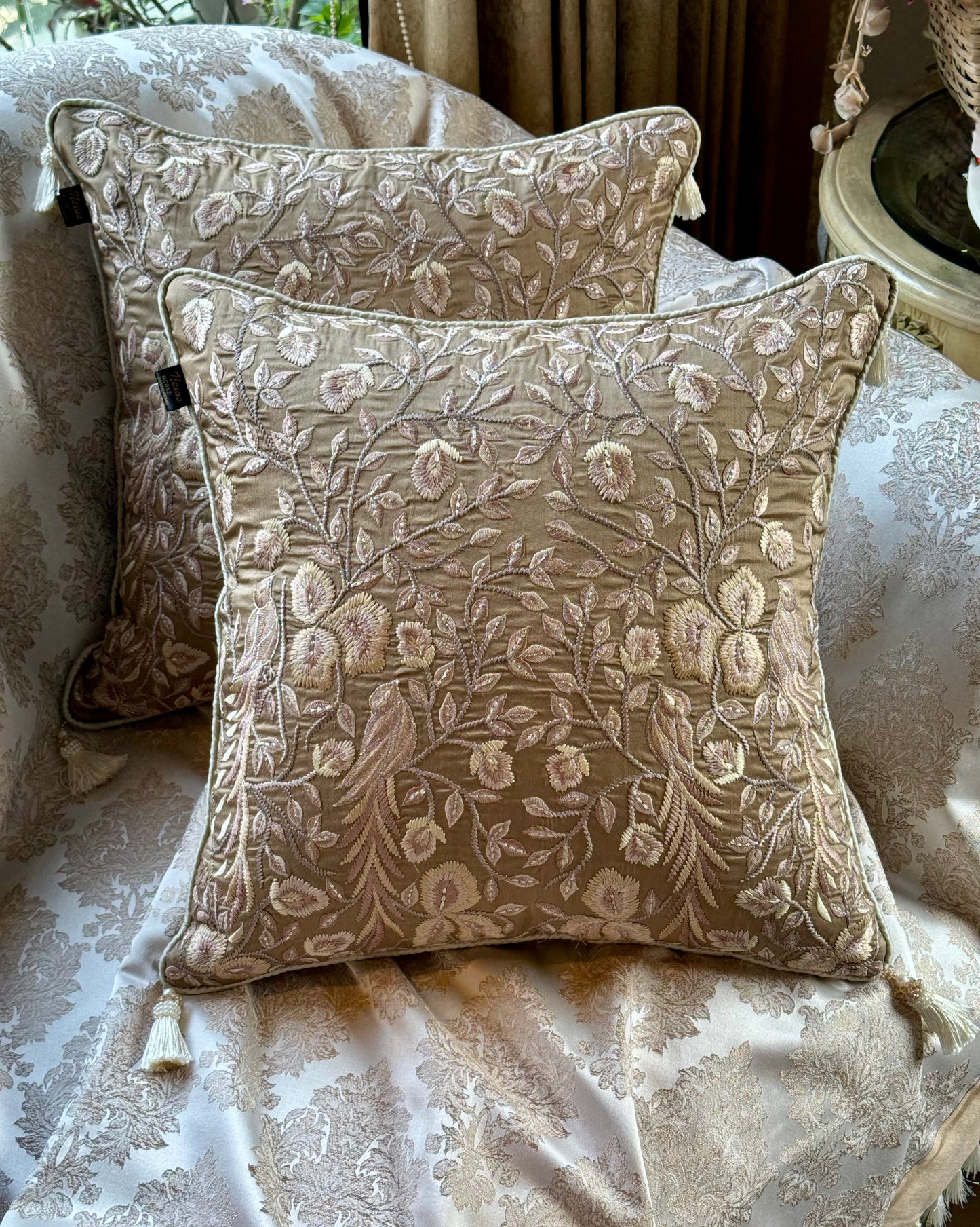 The Pure Silk Amara Cushion Cover