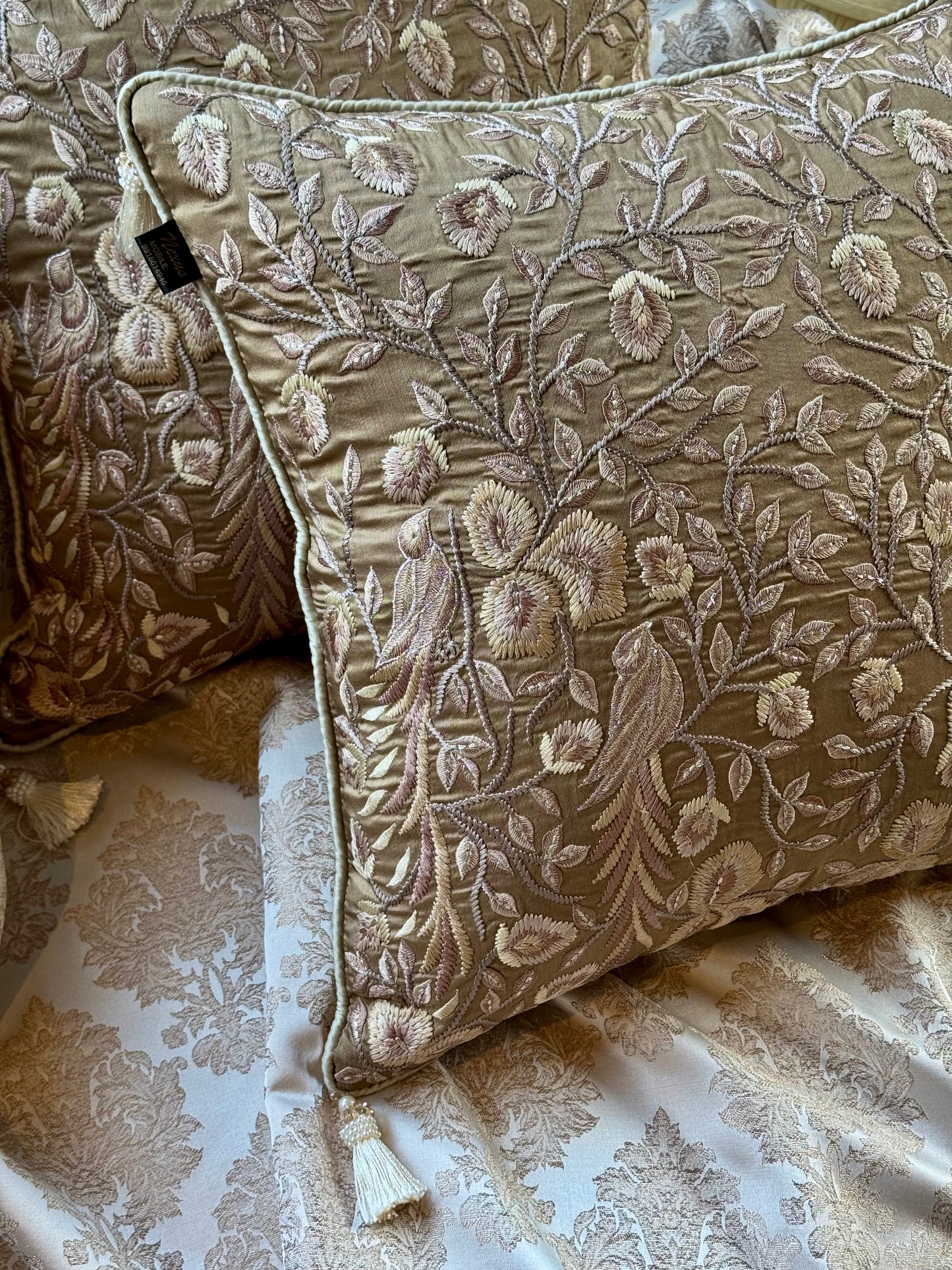 The Pure Silk Amara Cushion Cover