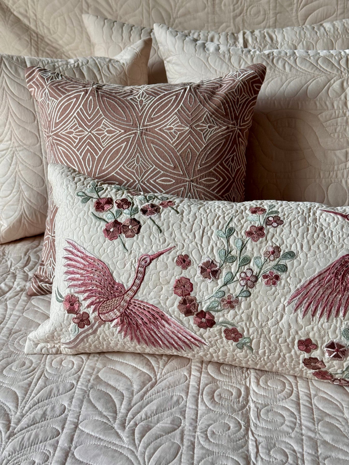 The Blush Whispering Wings Bedding Set