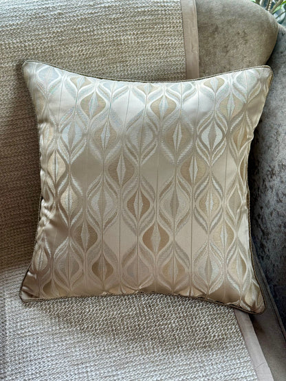 The Light Gold Ivora Cushion Cover