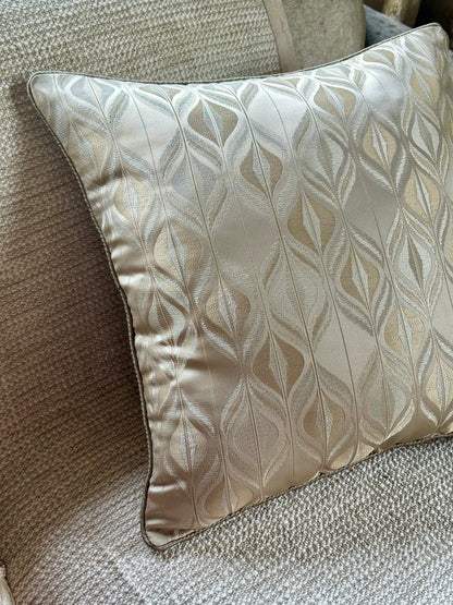 The Light Gold Ivora Cushion Cover