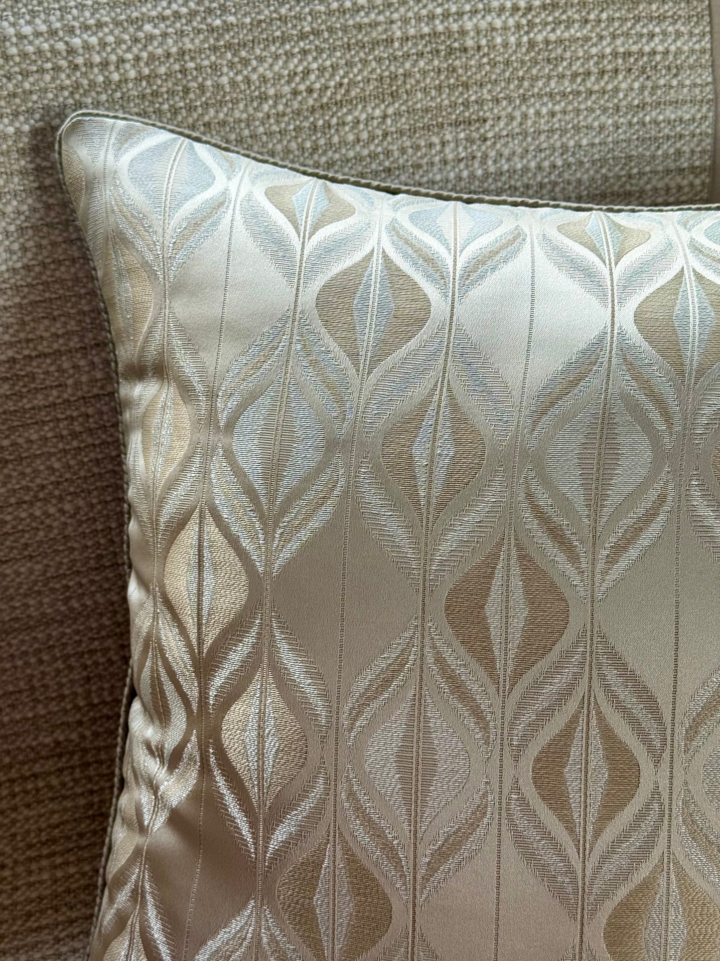 The Light Gold Ivora Cushion Cover