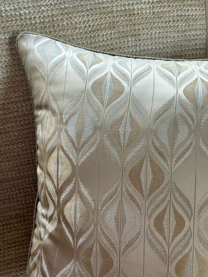 The Light Gold Ivora Cushion Cover