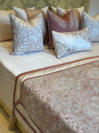 The Blush Ornate Paisley Bedding Set