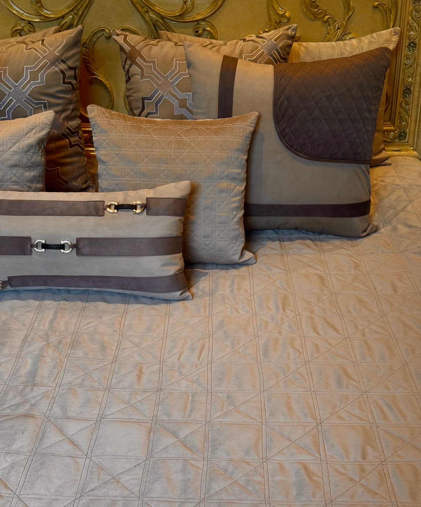 The Beige Merkaba Bedding Set