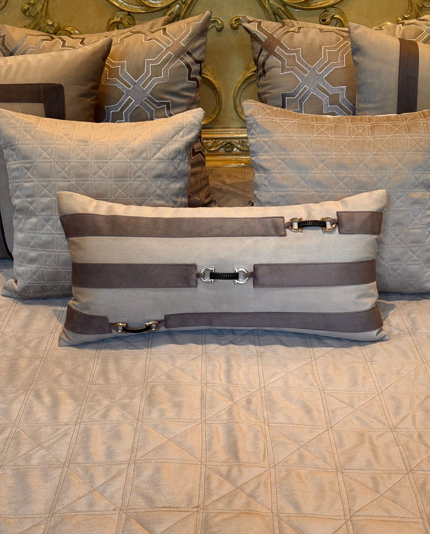 The Beige Merkaba Bedding Set