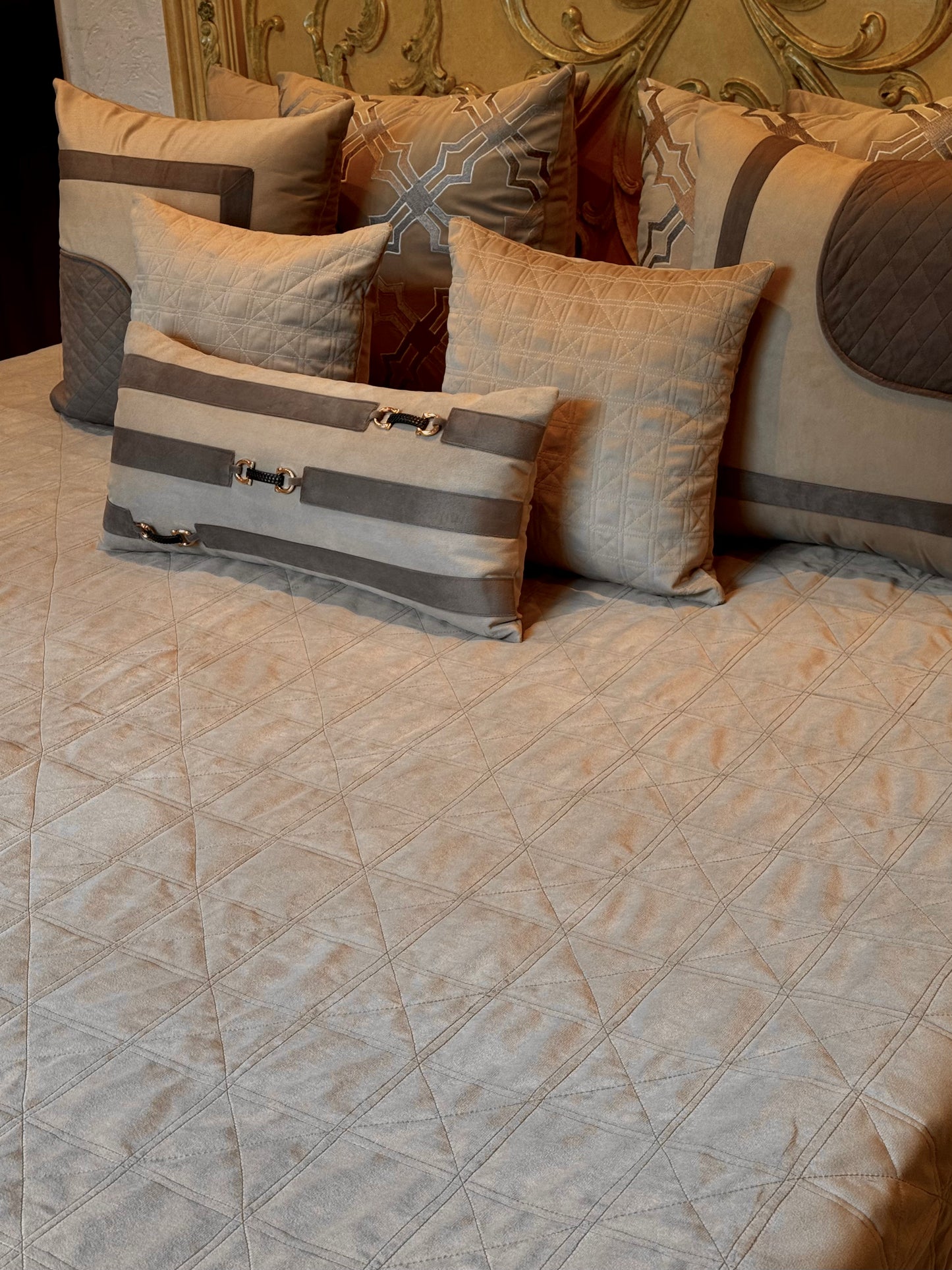 The Beige Merkaba Bedding Set