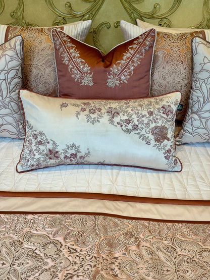 The Blush Ornate Paisley Bedding Set