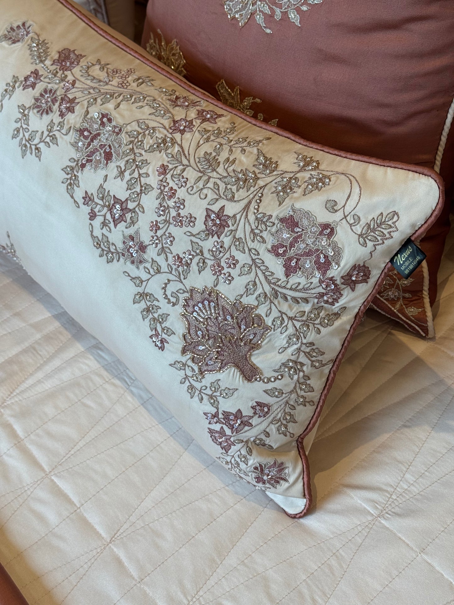 The Blush Ornate Paisley Bedding Set