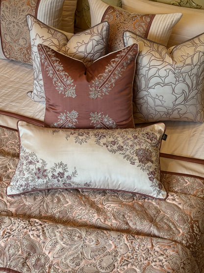 The Blush Ornate Paisley Bedding Set